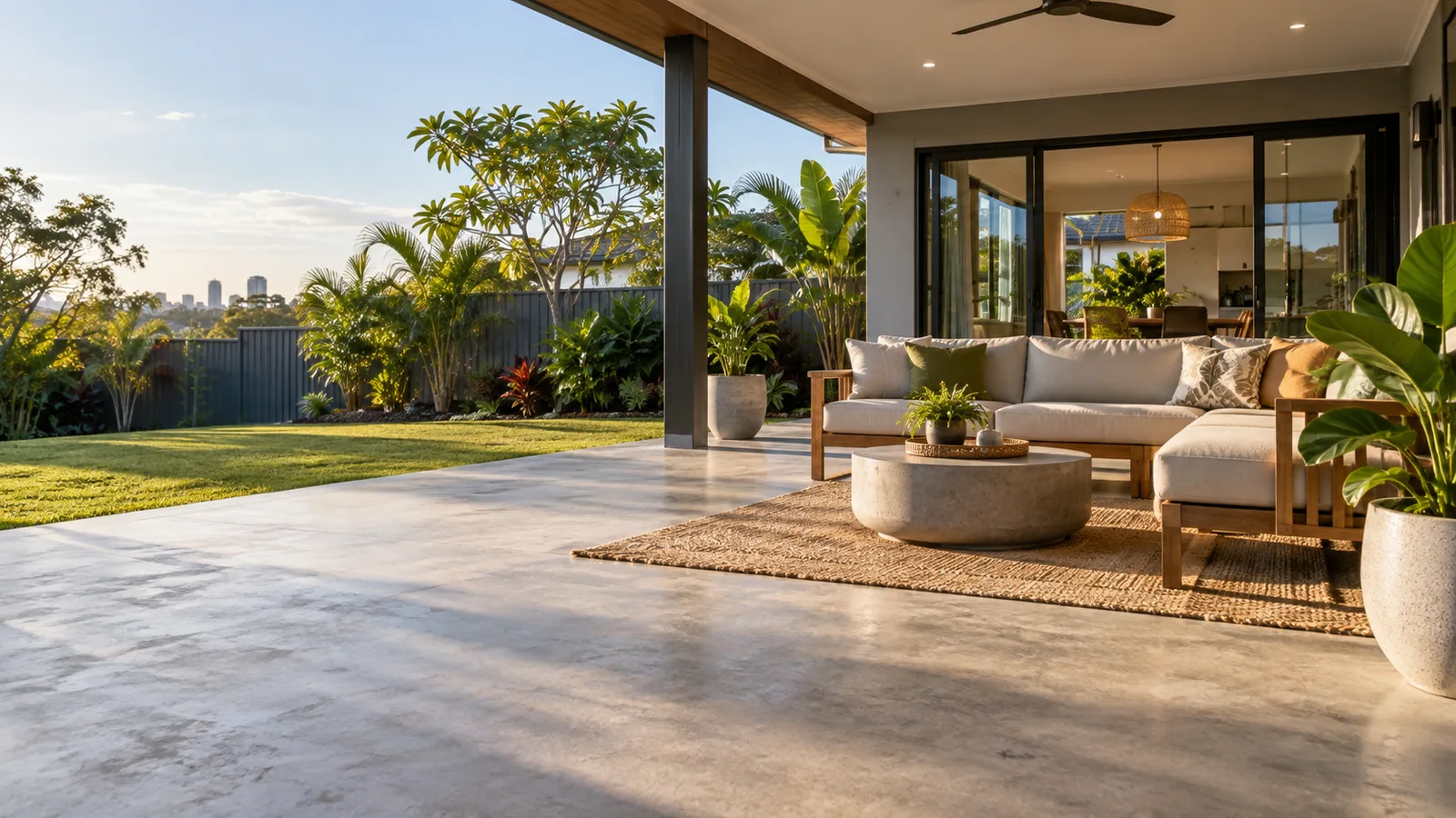 Concrete patios surface inspiration