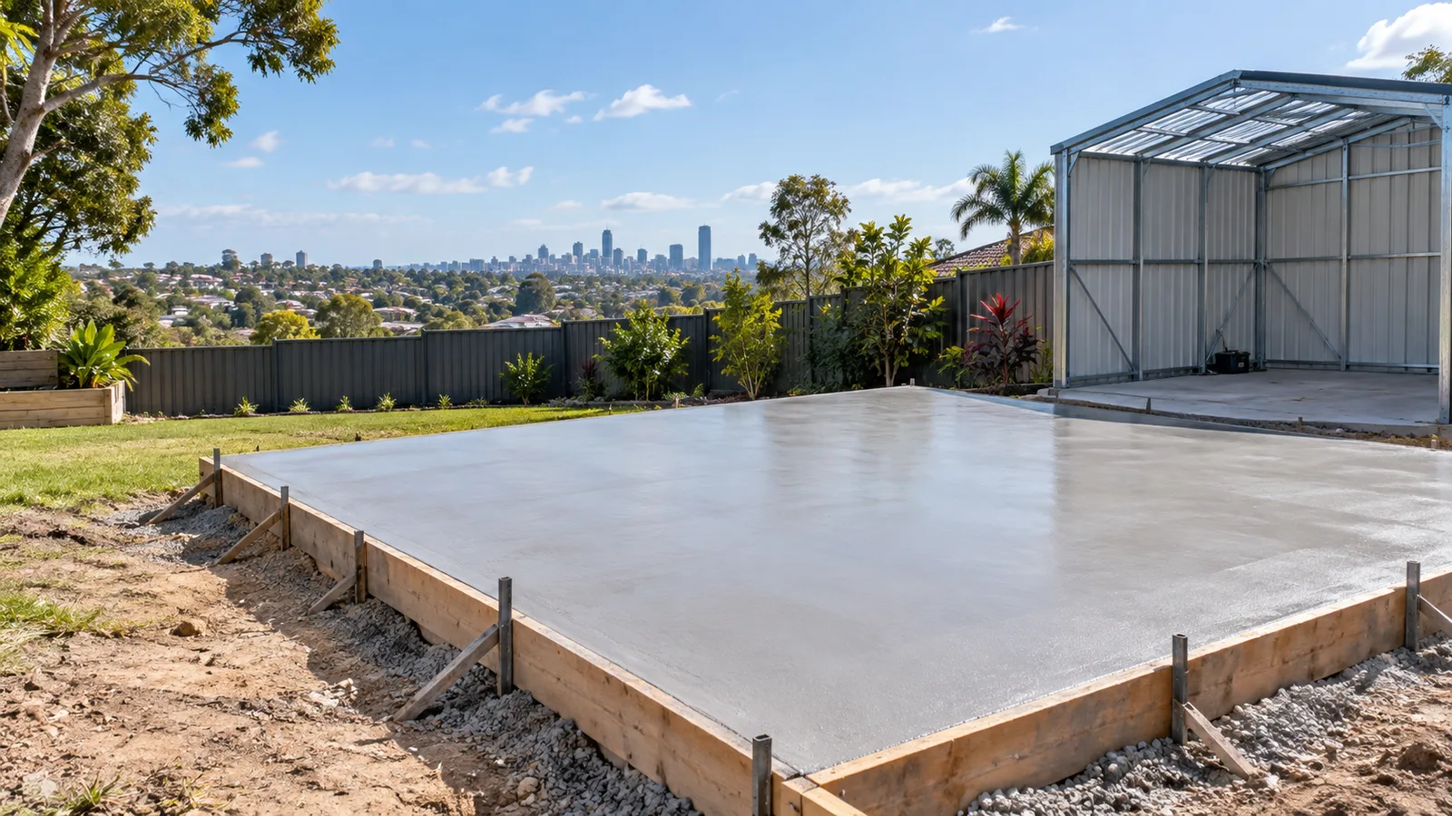Concrete shed slabs surface inspiration